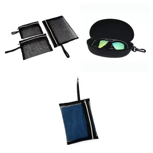 Beach Bundle Towel + Pouch + Sunglasses Case Option (4) Beach Bundle Towel + Pouch + Sunglasses Case Option