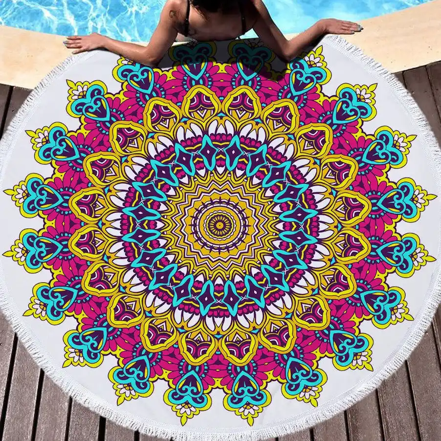 Beach Club Merch: Round Beach Towels for Merch & Resorts: When Circular Beats Rectangular 2 Beach Club Merch Round Beach Towels for Merch & Resorts When Circular Beats Rectangular