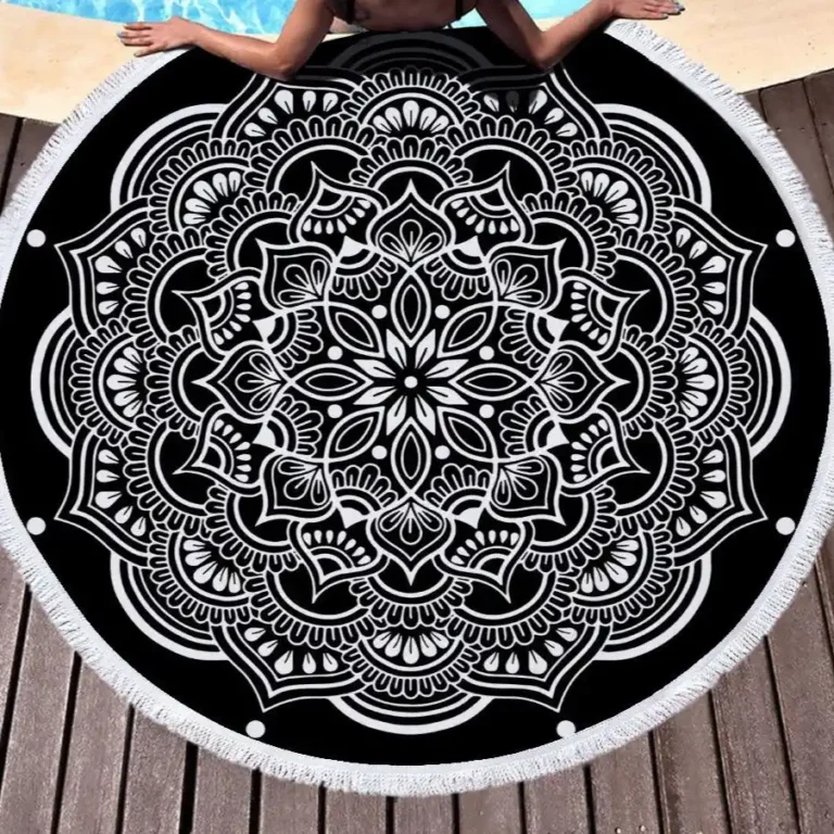 Beach Club Merch Round Beach Towels for Merch & Resorts When Circular Beats Rectangular