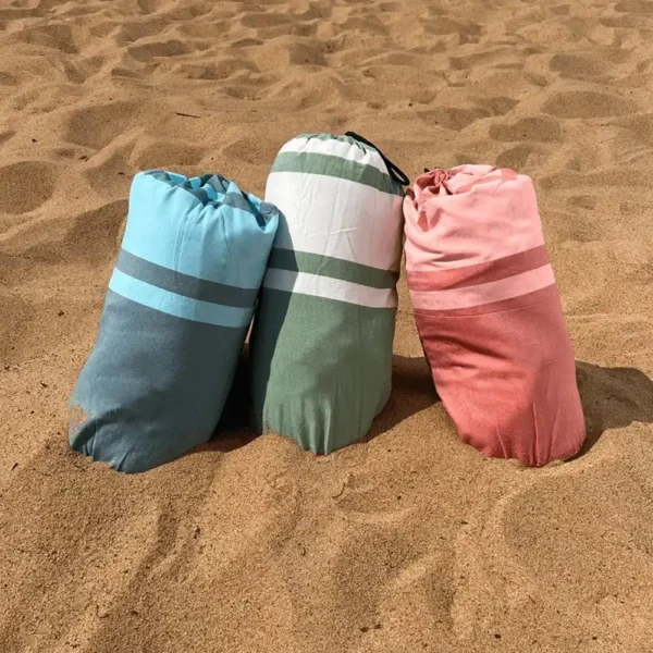 Custom Oversized Cotton Beach Towel With Logo Print