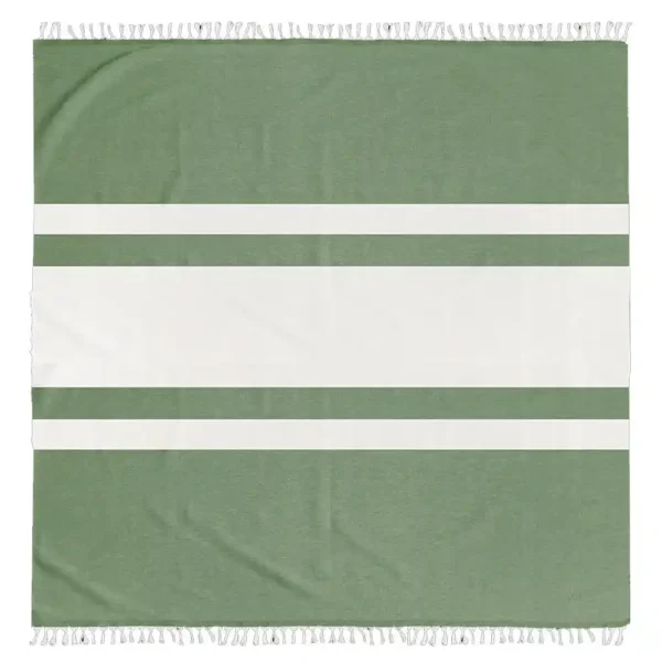 Custom Oversized Cotton Beach Towel With Logo Print