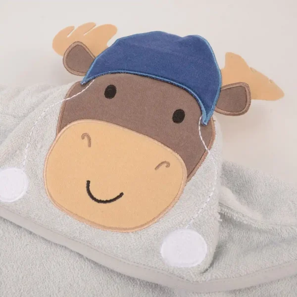 Cute Pattern Hooded Towel With Name Personalization (1) Cute Pattern Hooded Towel With Name Personalization