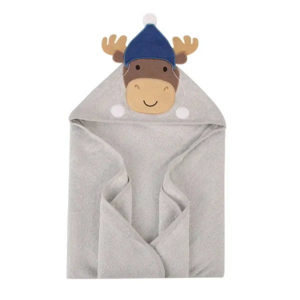 Cute Pattern Hooded Towel With Name Personalization (3) Cute Pattern Hooded Towel With Name Personalization