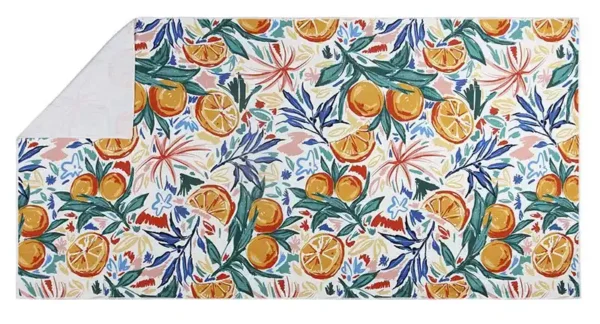 Eco-Friendly Bamboo Beach Towel With Custom Pattern