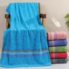 Economy Cotton Beach Towel With Retail Wrap