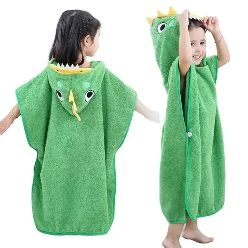 Kids Beach Poncho With Matching Family Set Option