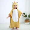 Kids Hooded Beach Poncho With Custom Print (1) Kids Hooded Beach Poncho With Custom Print