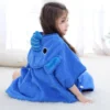 Kids Hooded Beach Poncho With Custom Print (3) Kids Hooded Beach Poncho With Custom Print