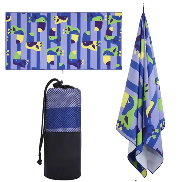 Lightweight Microfiber Beach Towel With Custom Print