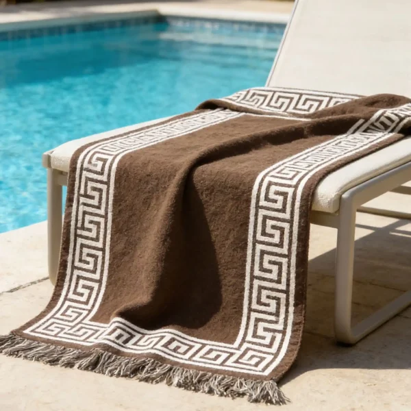 Luxury Egyptian Cotton Beach Towel With Custom Logo
