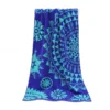 Luxury Jacquard Logo Beach Towel With Woven Pattern