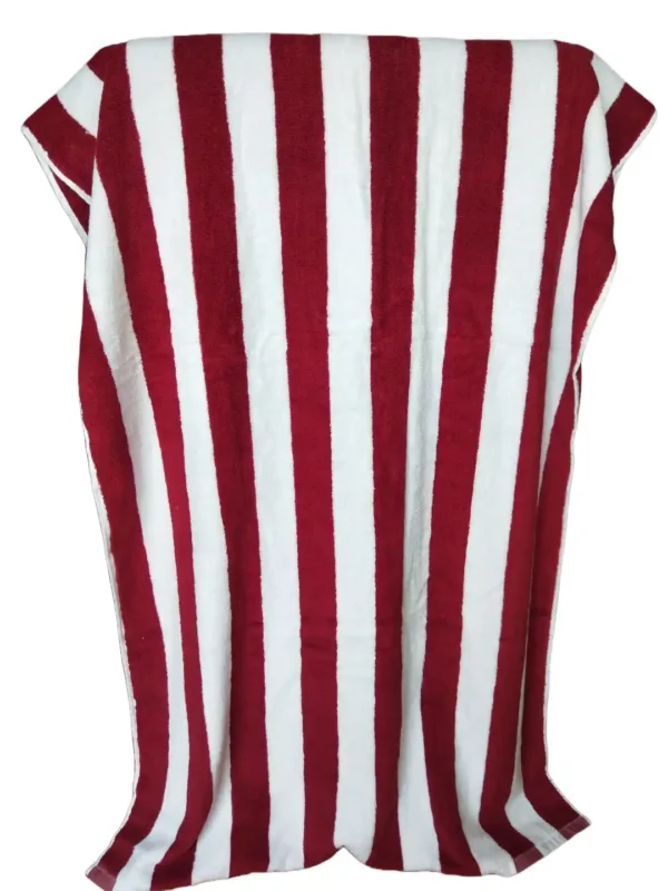 Luxuriöses Resort-Strandtuch mit weicher Veloursoberfläche