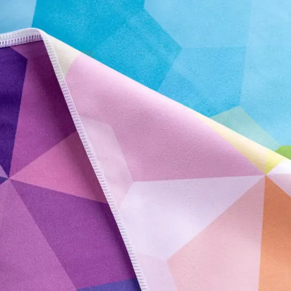 Serviette de gymnastique en microfibre avec impression par sublimation