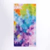 Serviette de gymnastique en microfibre avec impression par sublimation