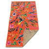 Serviette de plage surdimensionnée avec broderie monogramme