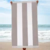 Oversized Jacquard Beach Towel With Custom Design