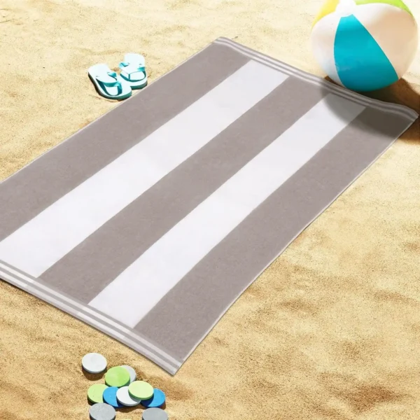 Oversized Jacquard Beach Towel With Custom Design