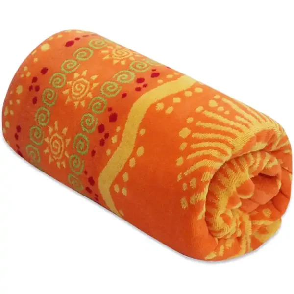 Oversized Poolside Towel With Premium Velour Face
