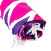 Oversized Round Microfiber Beach Towel With Fringe Option