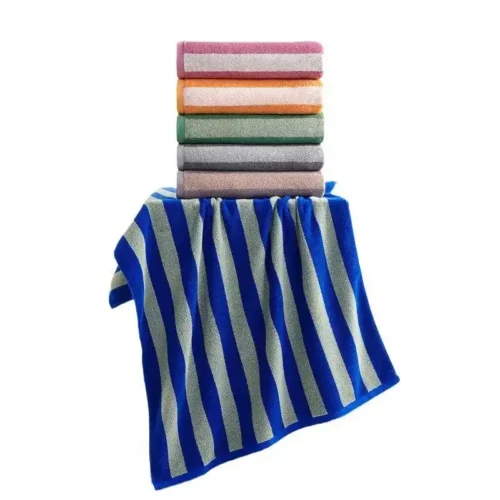 Private Label Beach Towel With Custom Label And Hangtag