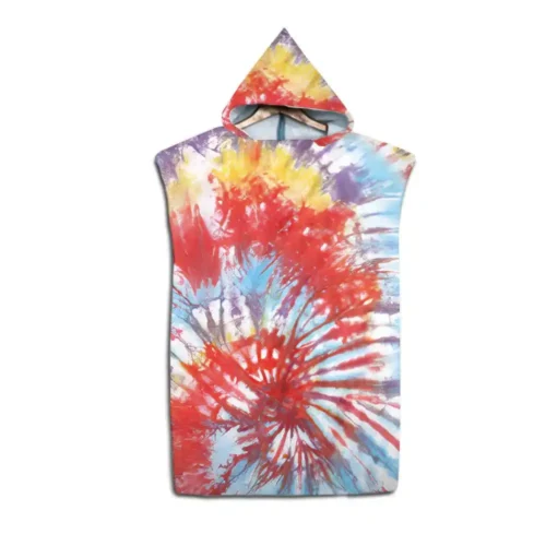 Quick-Dry Changing Poncho With Full-Color Artwork