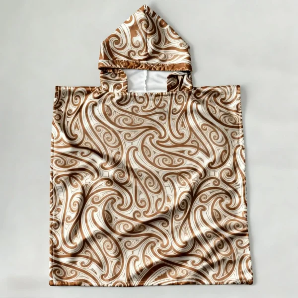 Quick-Dry Microfiber Poncho Towel With Custom Print (1) Quick-Dry Microfiber Poncho Towel With Custom Print