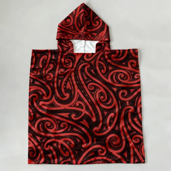 Quick-Dry Microfiber Poncho Towel With Custom Print (2) Quick-Dry Microfiber Poncho Towel With Custom Print