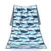 Reactive-Dyed Cotton Beach Towel With Full-Color Design (3) Reactive-Dyed Cotton Beach Towel With Full-Color Design