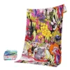 Resort-Style Beach Towel With Embroidered Crest