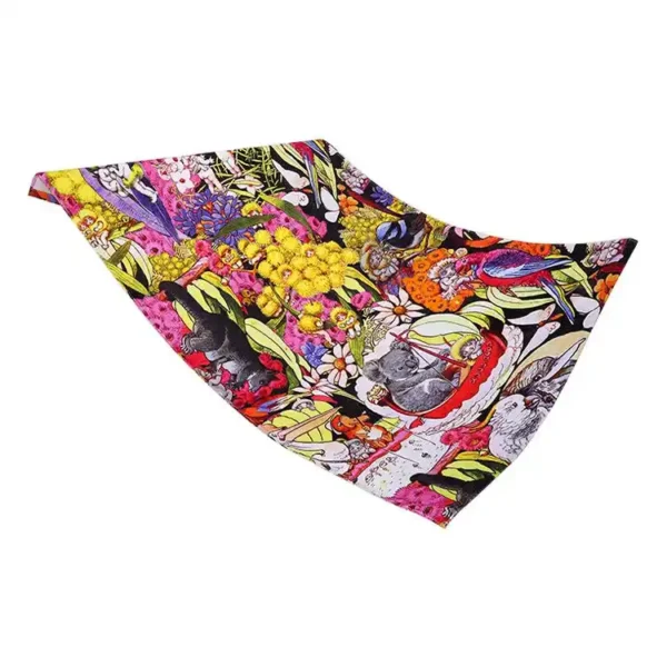 Resort-Style Beach Towel With Embroidered Crest