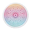 Round Cotton Beach Towel With Custom Artwork