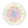 Round Cotton Beach Towel With Custom Artwork