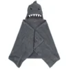 Shark Style Hooded Towel With Custom Print Option