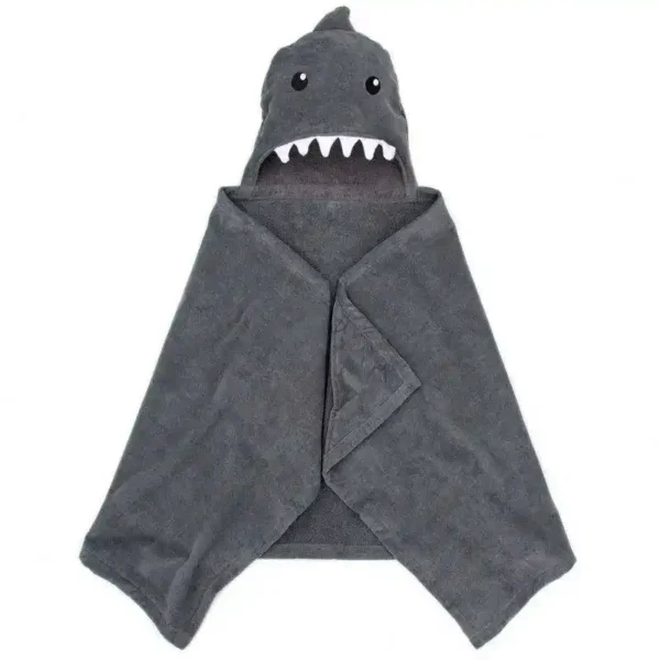 Shark Style Hooded Towel With Custom Print Option