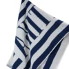 Zweifarbiges Jacquard-Strandtuch mit hochwertiger Textur