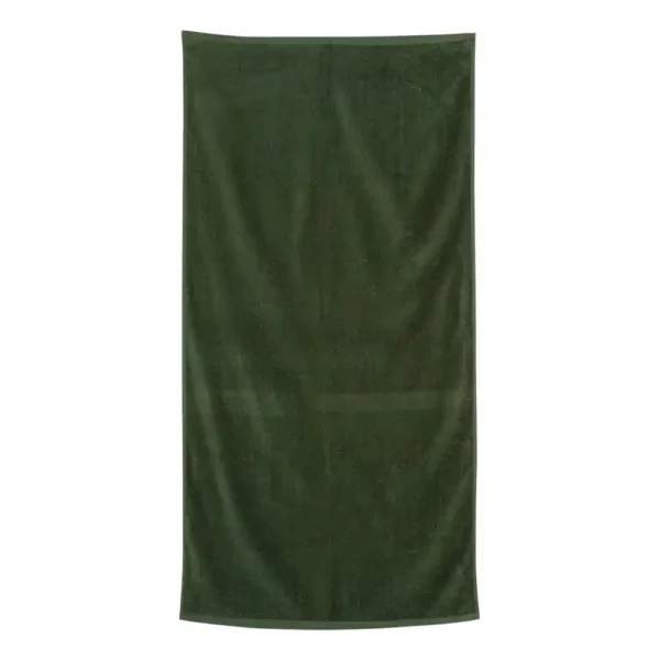 Velour Front Terry Back Beach Towel With Custom Print